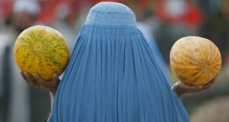 Porteuse afghane de melons