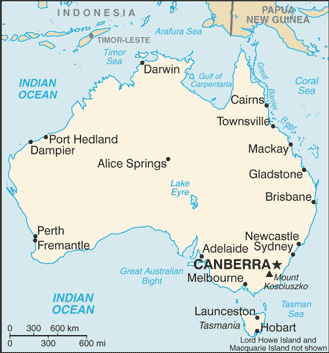 Géographie Australie