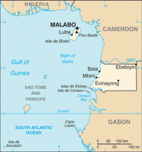 guinée équatoriale-map