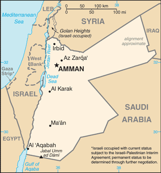jordanie-map