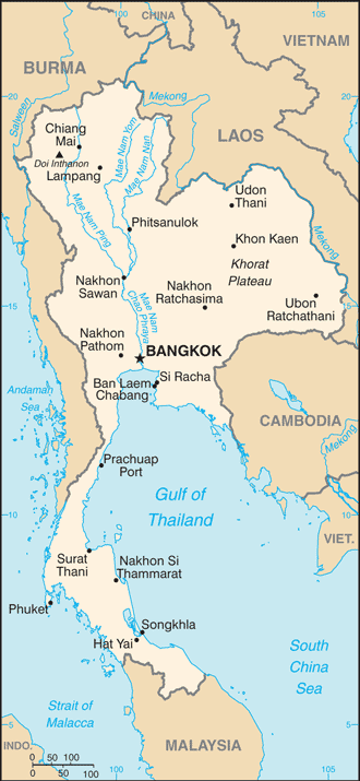 thailande-map