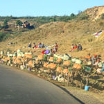 Marché sur la route Antsirabe