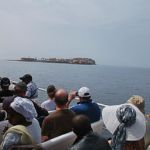 Arrivée en vue de l'île de Gorée