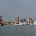 Port de Dakar vue -de la mer