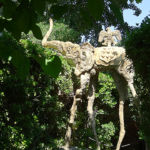 Eléphant dans le jardin de la Maison-Musée du château Gala Dalí de Púbol – Costa Brava
