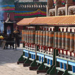 Prayer wheels, Puning Temple, Chengde