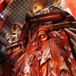 Le fameux gigantesque Boudha, en bois, du temple du Ciel de Puning