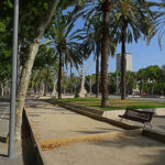 Barcelone Parc esplanade