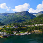 Hellesylt, petit village, partie de la municipalité de Stranda, avec une population inférieure à 500 habitants